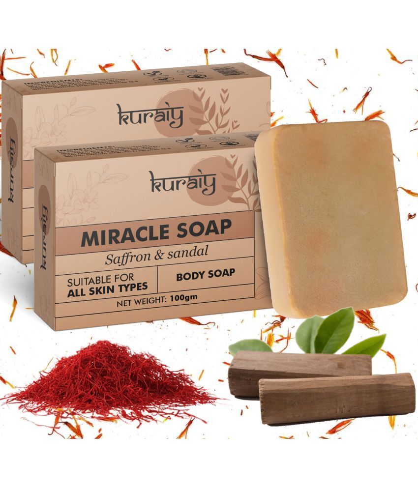     			KURAIY Skin Whitening Soap for All Skin Type ( Pack of 2 )