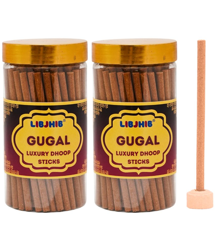     			Libjhib Incense Dhoop Sticks Guggal 120 gm ( Pack of 2 )