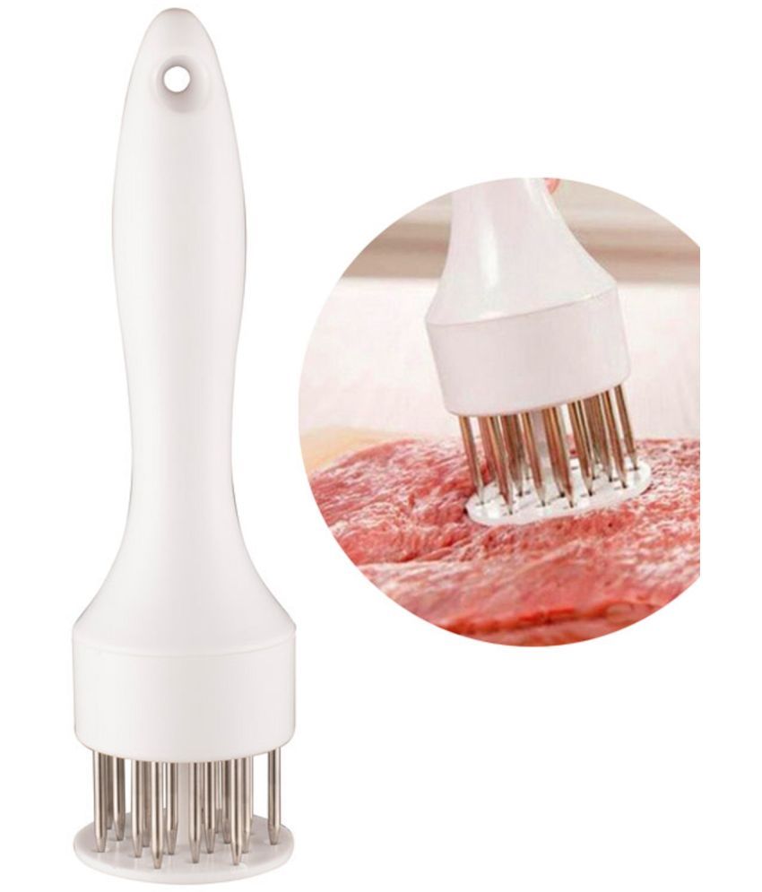     			VillWin White Plastic 1 Meat Tenderizer Tool ( Set of 1 )