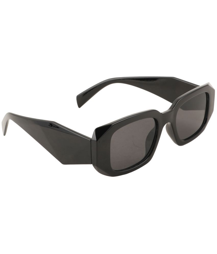     			Bayberry Black Rectangular Sunglasses ( Pack of 1 )