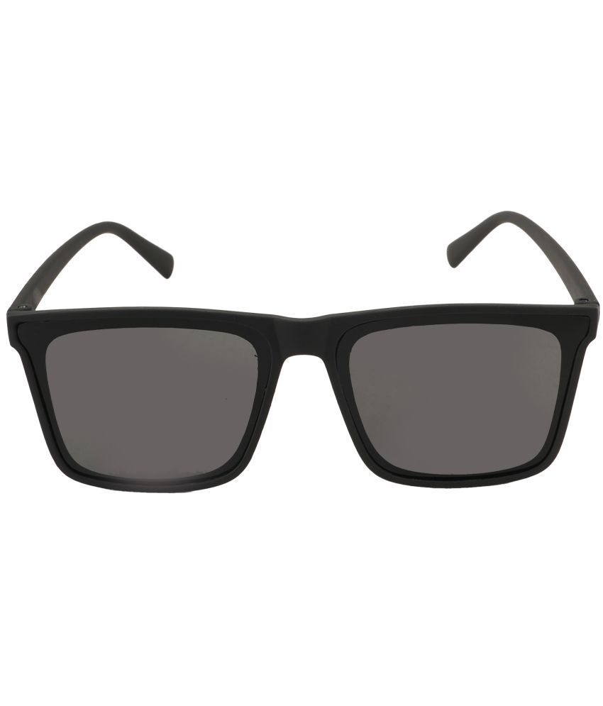     			Bayberry Black Square Sunglasses ( Pack of 1 )