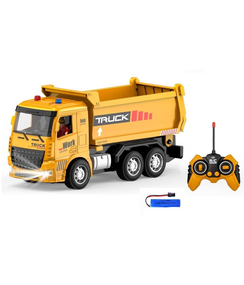     			Indusbay - Yellow Plastic Truck ( Pack of 1 )