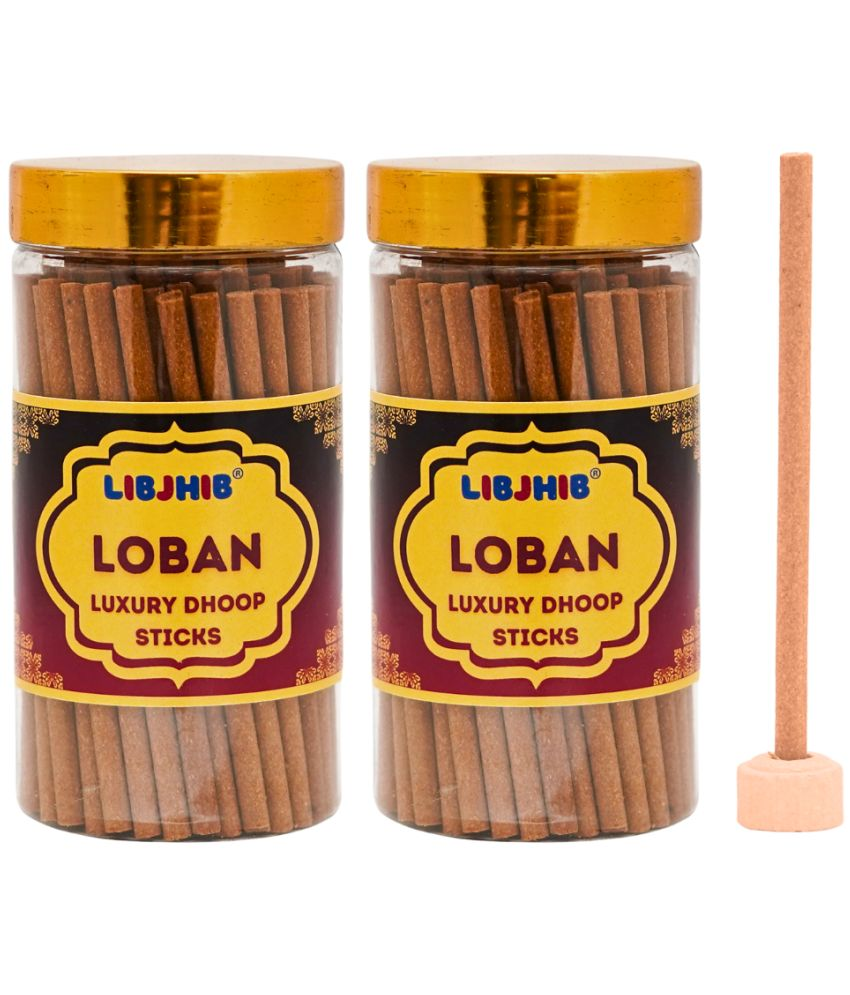     			Libjhib Incense Dhoop Sticks Loban 120 gm ( Pack of 2 )