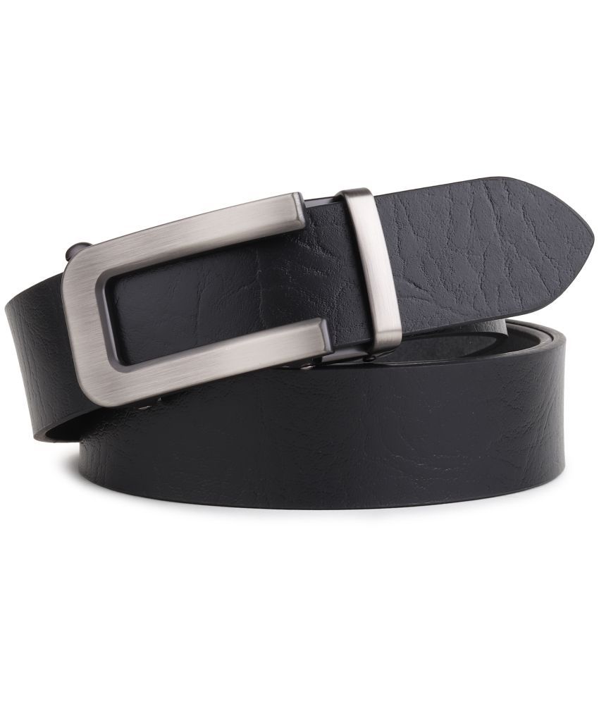     			SUNSHOPPING - Black 100% Leather Men's Formal Belt ( Pack of 1 )