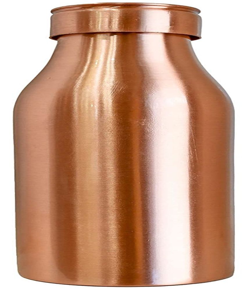     			Shakuntla Vintage Gold Copper Water Bottle 1000 mL ( Set of 1 )