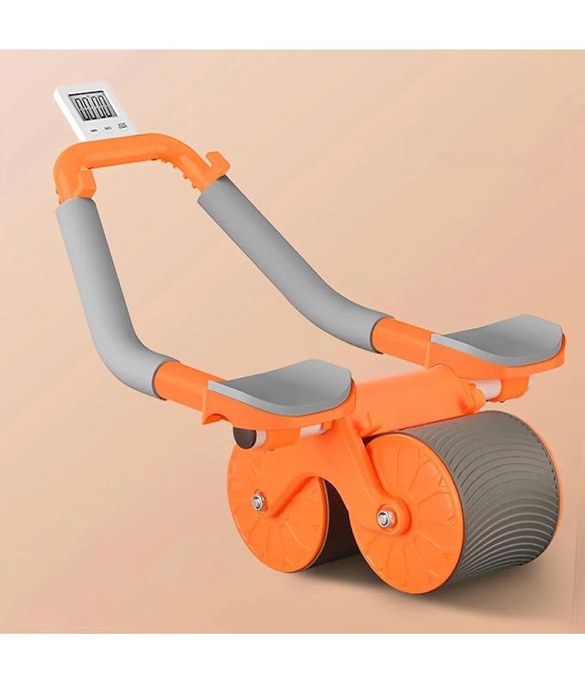     			Ab Wheel Roller with Elbow Support, Automatic Rebound Abdominal Wheel, Ab Wheel Roller for Core Workout, Ab Wheel Roller with Phone Holder, 4d Ab Wheel Roller for Office, Home, Outdoor