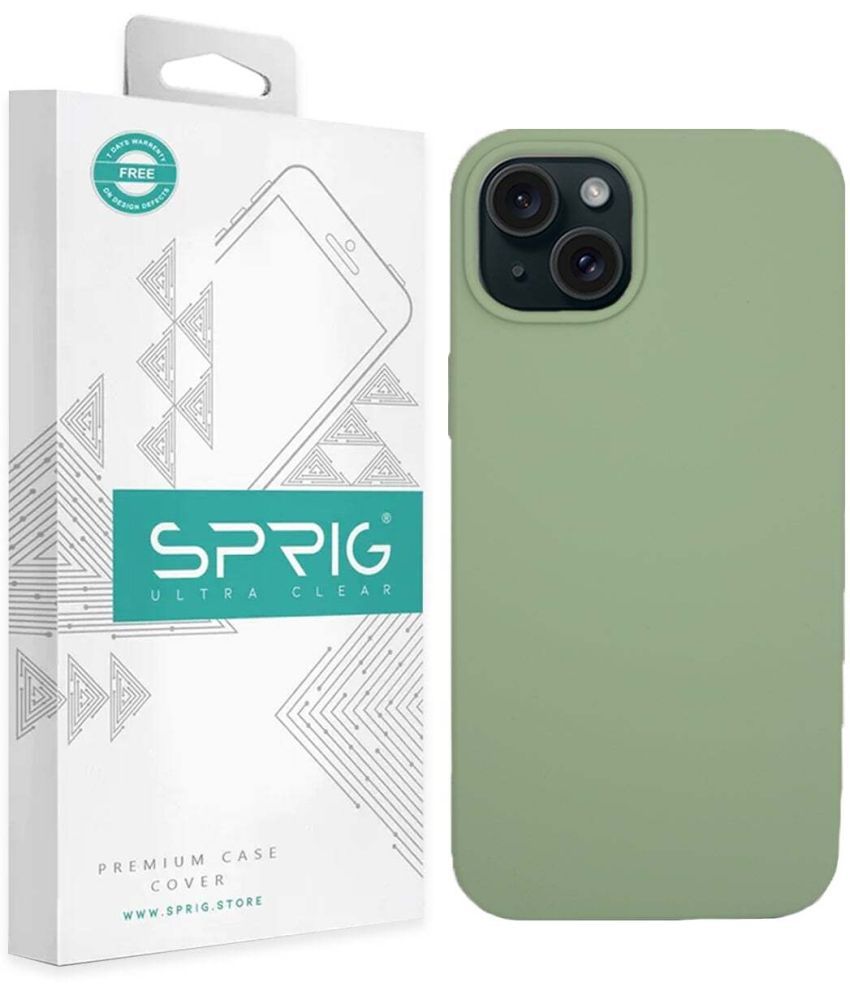     			Sprig Plain Cases Compatible For Silicon Iphone 13 ( Pack of 1 )