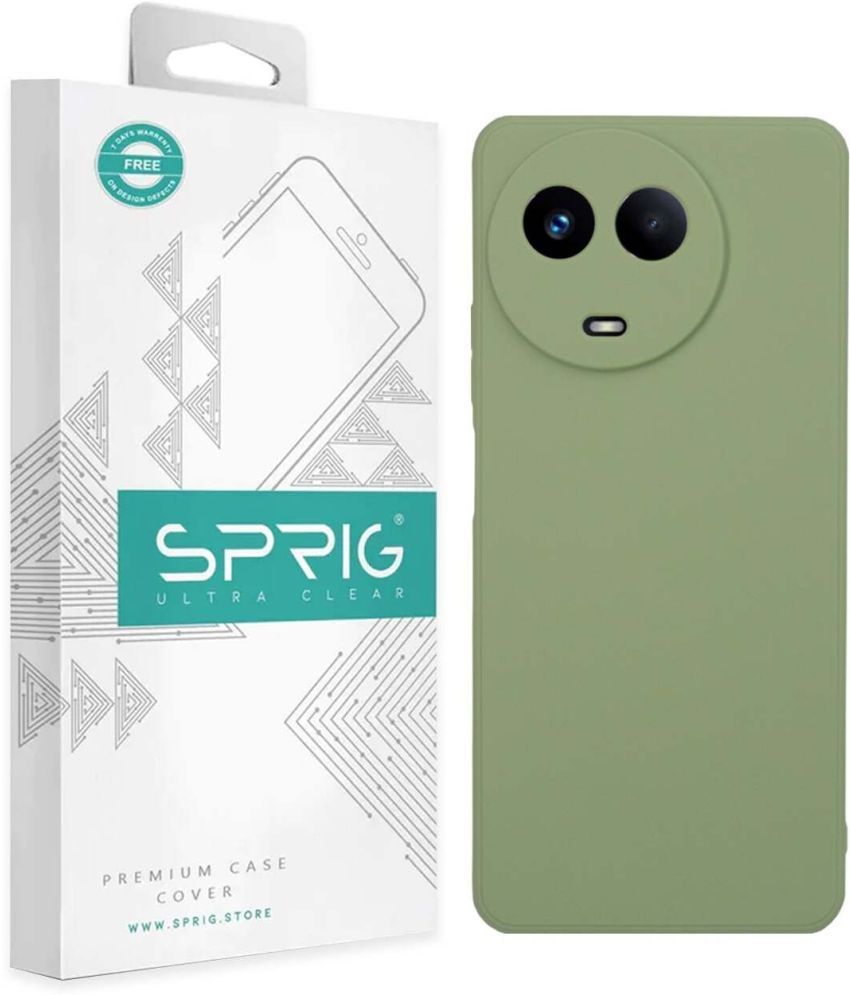     			Sprig Plain Cases Compatible For TPU Glossy Cases Realme 11X 5G ( Pack of 1 )