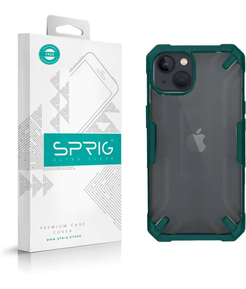     			Sprig Plain Cases Compatible For TPU Glossy Cases Apple Iphone 13 ( Pack of 1 )