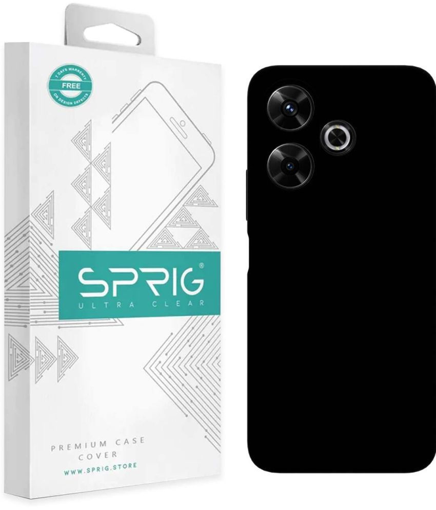     			Sprig Plain Cases Compatible For Silicon Redmi 13 5G ( Pack of 1 )