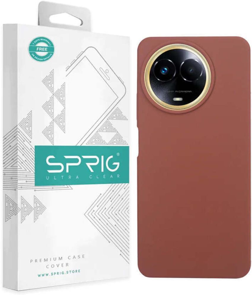     			Sprig Plain Cases Compatible For Silicon Realme C67 5G ( Pack of 1 )