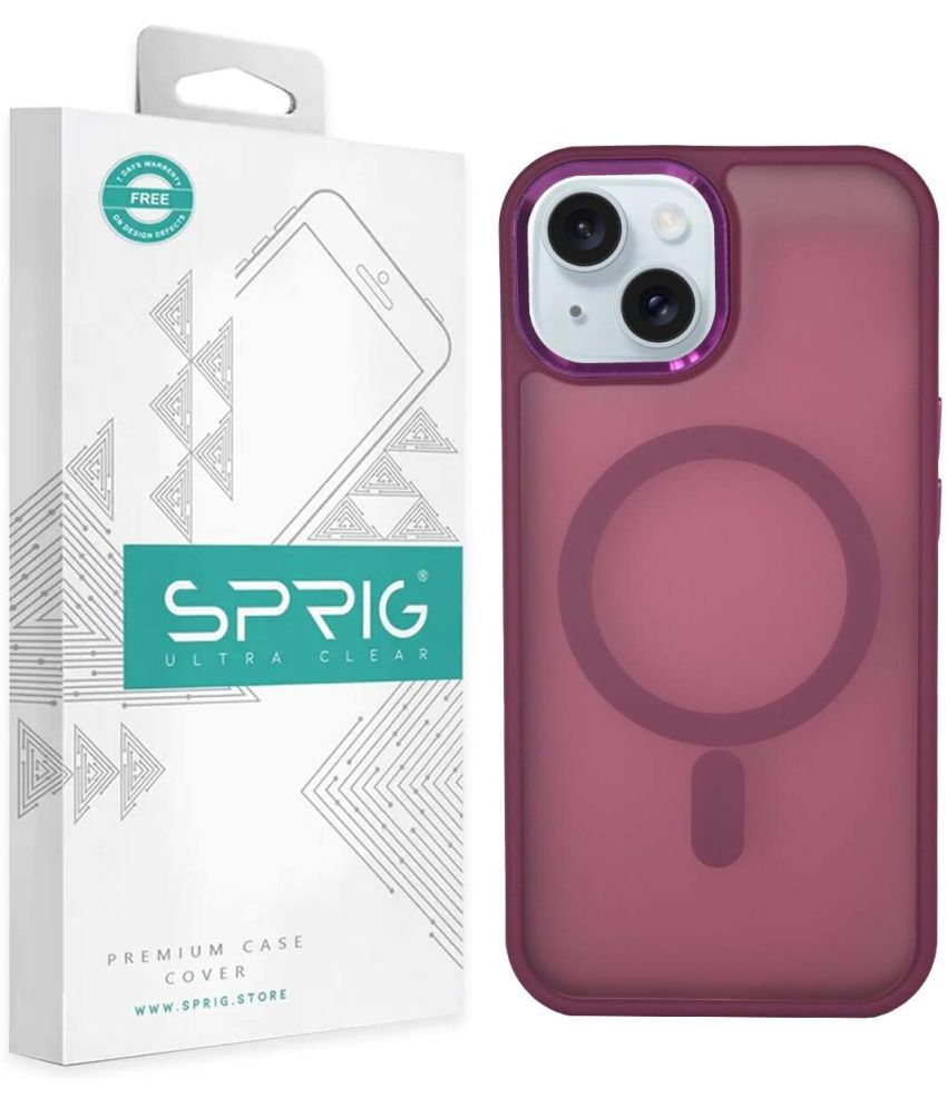     			Sprig Plain Cases Compatible For TPU Glossy Cases Apple Iphone 15 Plus ( Pack of 1 )