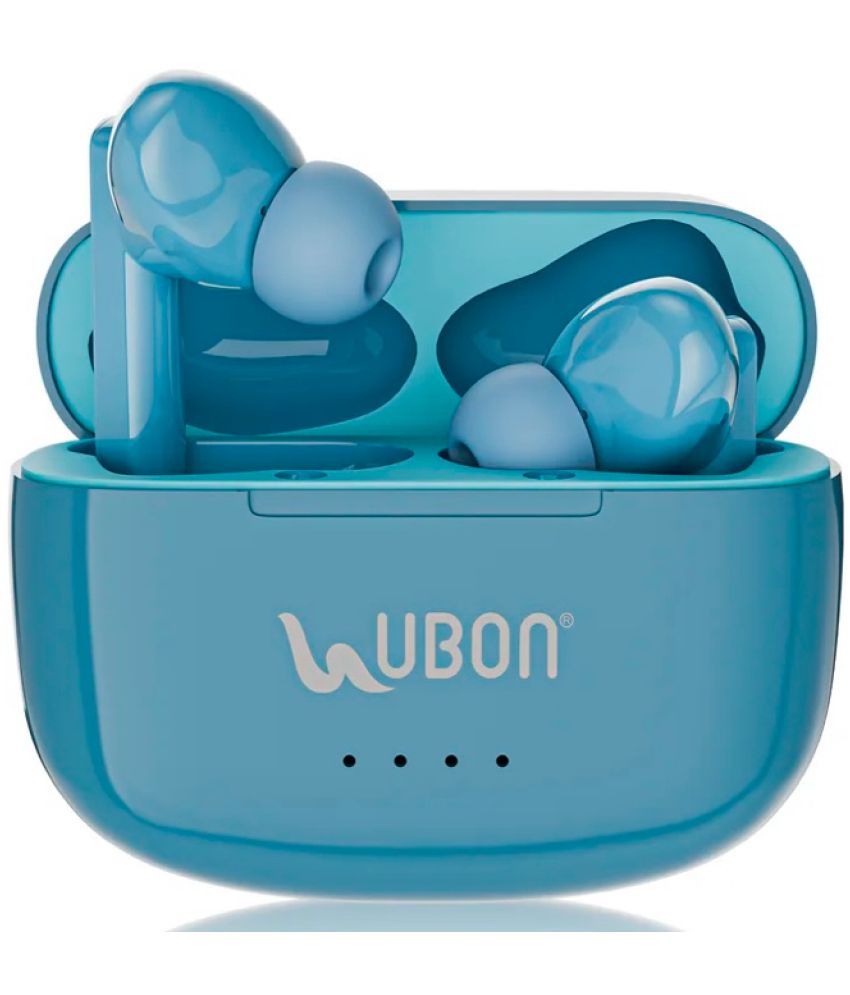     			UBON J7 EARBUDS Bluetooth True Wireless (TWS) On Ear 50 Hours Playback Active Noise cancellation IPX4(Splash & Sweat Proof) Blue