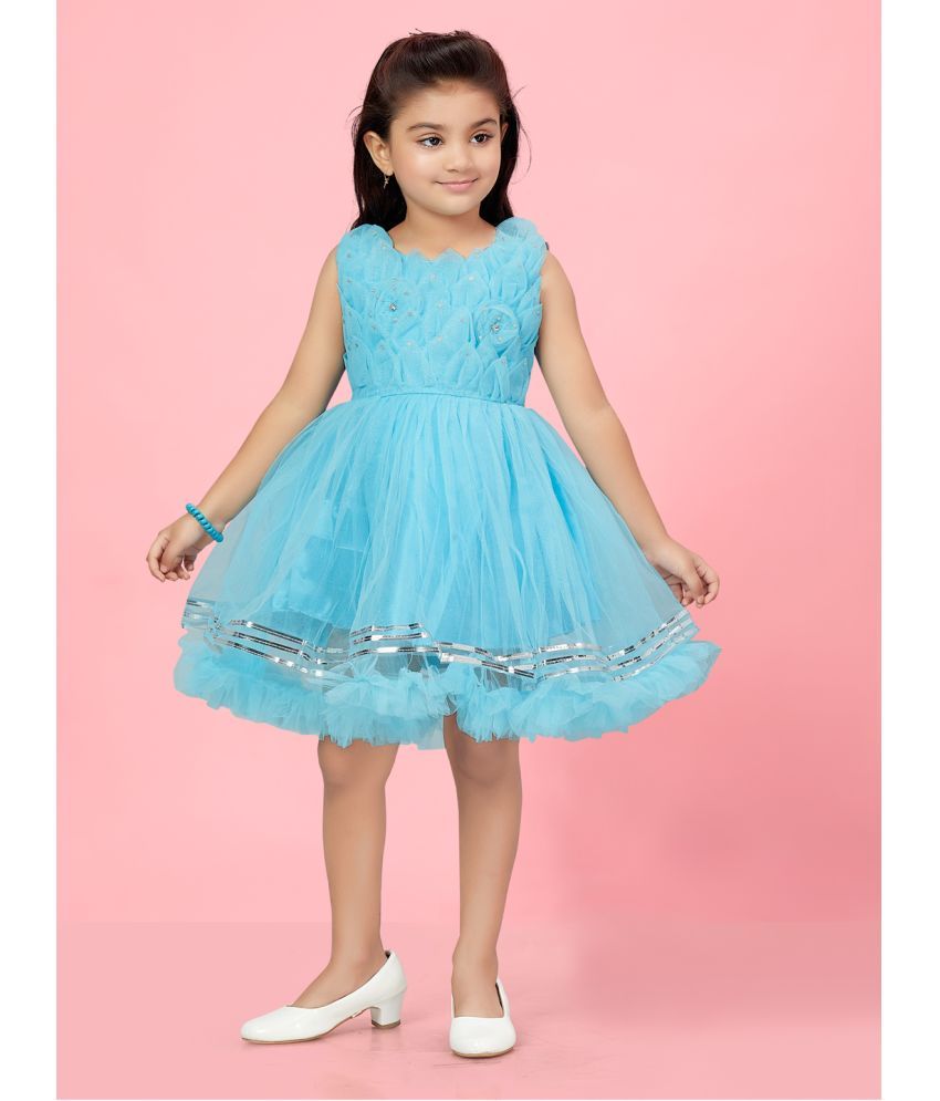     			Aarika Net Frock For Baby Girls ( Pack of 1 , Turquoise )