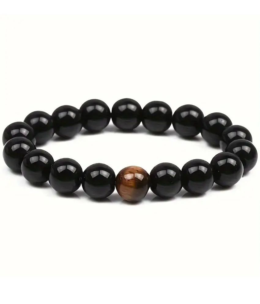     			AdvaitEtp Black Bracelet ( Pack of 1 )