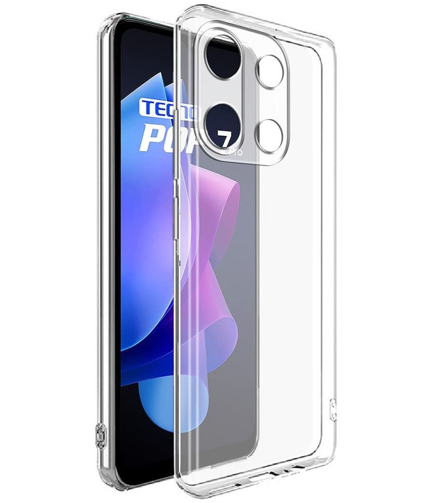     			Kosher Traders Plain Cases Compatible For Silicon TECNO POP 7 PRO ( )