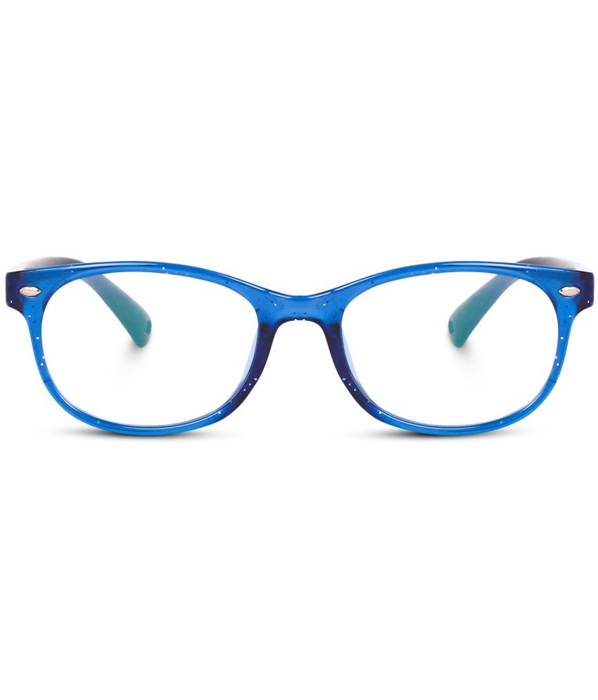     			Peter Jones Kids Unisex Optical Frame with Zero Power Anti Glare Lenses