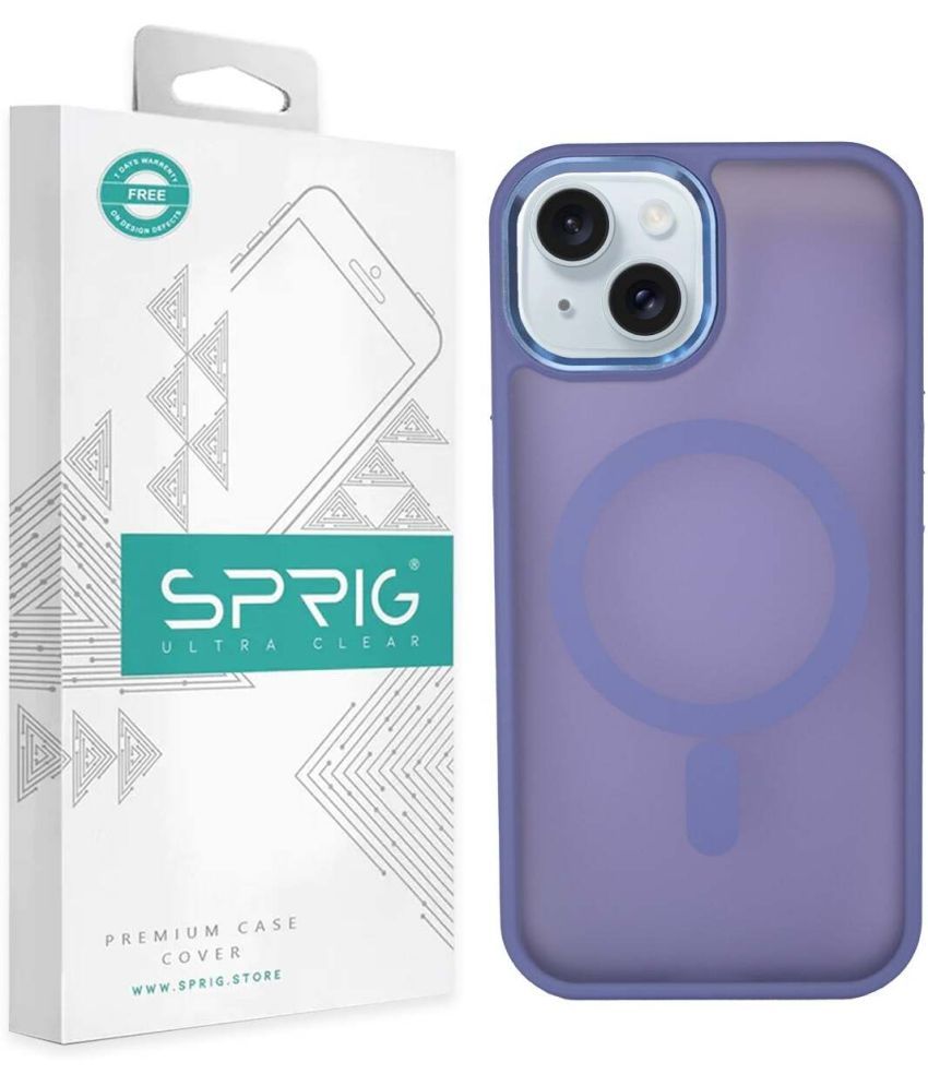     			Sprig Plain Cases Compatible For TPU Glossy Cases Apple Iphone 15 ( Pack of 1 )