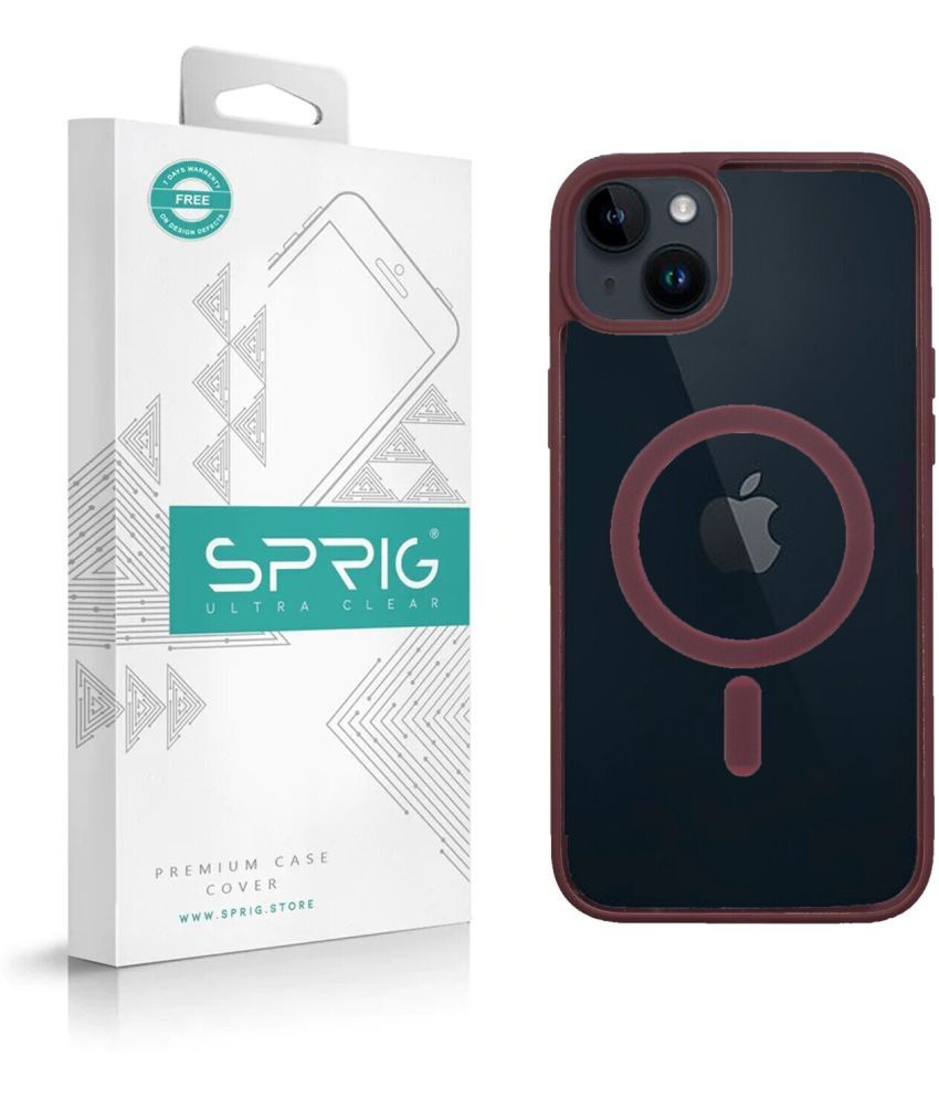     			Sprig Plain Cases Compatible For Polycarbonate Apple Iphone 14 ( Pack of 1 )