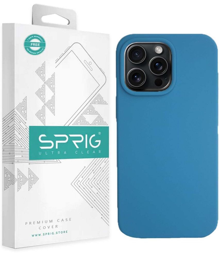     			Sprig Plain Cases Compatible For Silicon Apple Iphone 15 Pro Max ( Pack of 1 )