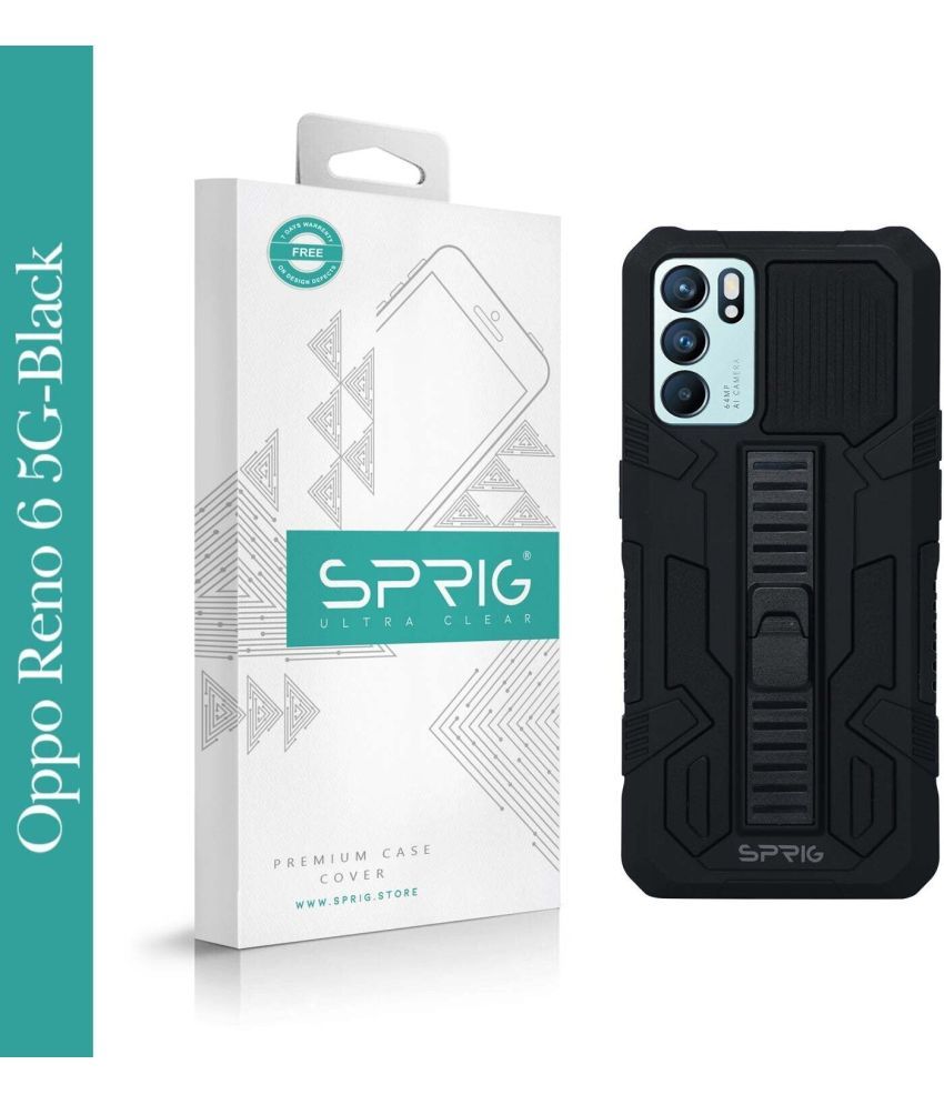     			Sprig Plain Cases Compatible For Polycarbonate Oppo Reno 6 5G ( Pack of 1 )