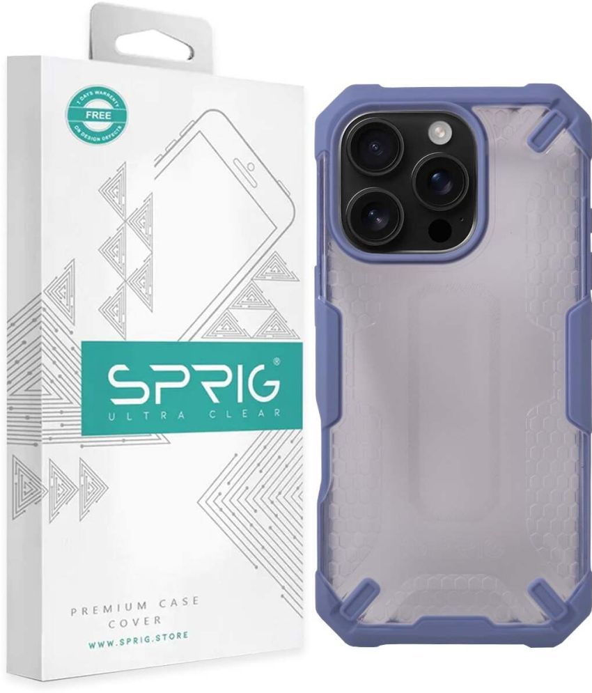     			Sprig Plain Cases Compatible For Polycarbonate Iphone 16 Pro ( Pack of 1 )