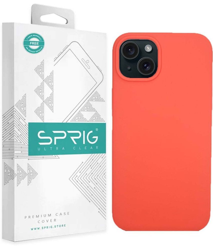     			Sprig Plain Cases Compatible For Silicon Apple Iphone 15 ( Pack of 1 )