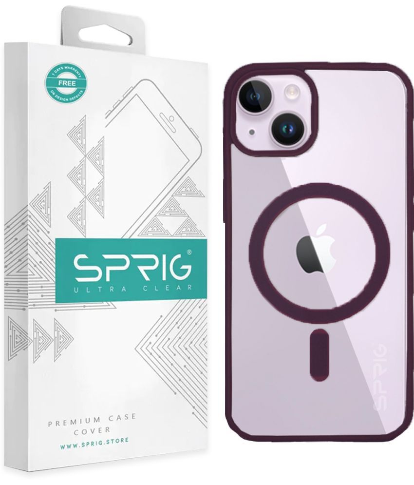     			Sprig Plain Cases Compatible For Polycarbonate Apple Iphone 14 Plus ( Pack of 1 )