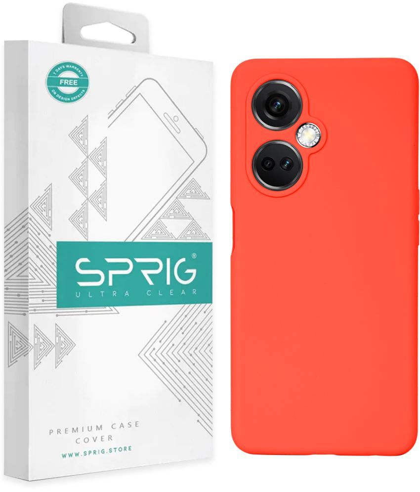     			Sprig Plain Cases Compatible For Silicon Oneplus Nord Ce 3 5G ( Pack of 1 )