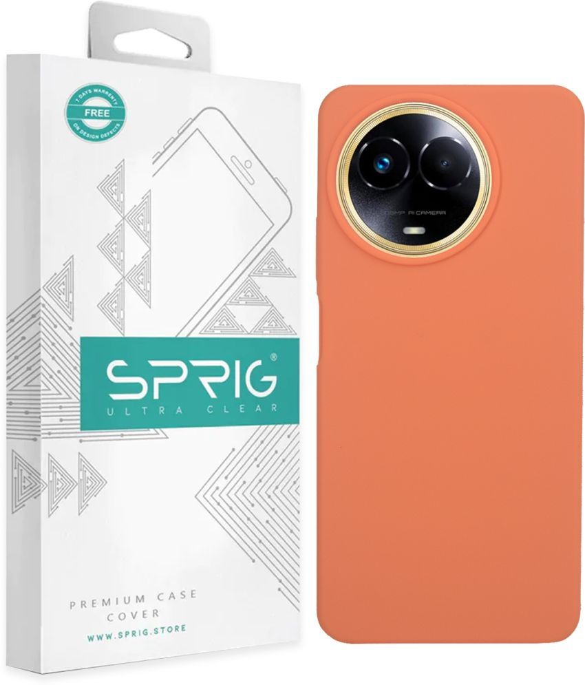     			Sprig Plain Cases Compatible For Silicon Realme 11 5G ( Pack of 1 )