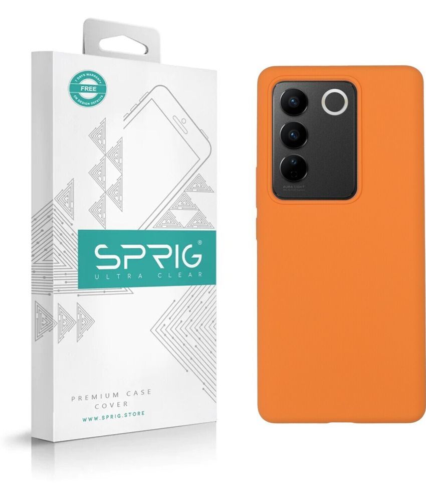     			Sprig Plain Cases Compatible For Silicon Vivo V27 Pro 5G ( Pack of 1 )