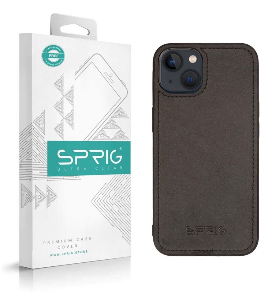     			Sprig Plain Cases Compatible For Leather Apple Iphone 14 Plus ( Pack of 1 )