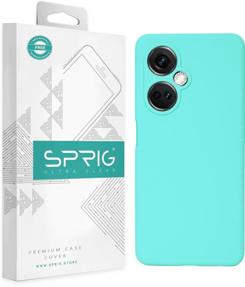     			Sprig Plain Cases Compatible For Silicon Oneplus Nord Ce 3 5G ( Pack of 1 )