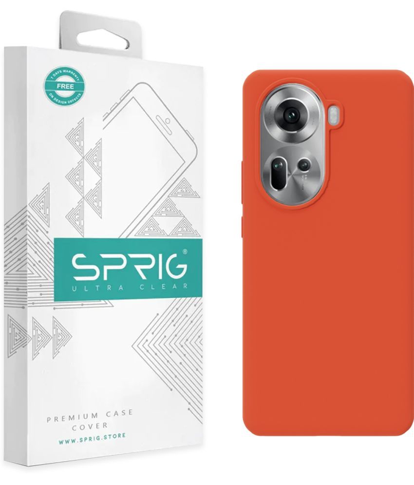     			Sprig Plain Cases Compatible For Silicon Oppo Reno 11 5G ( Pack of 1 )