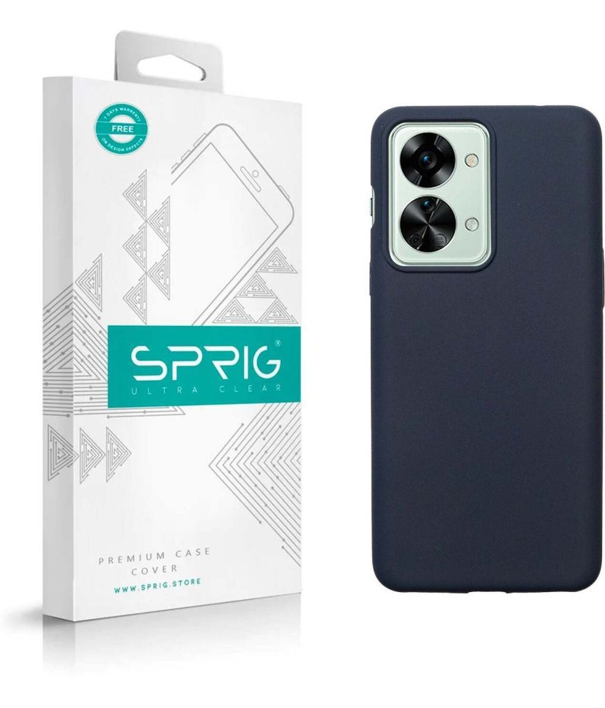     			Sprig Plain Cases Compatible For Silicon Oneplus Nord 2T ( Pack of 1 )