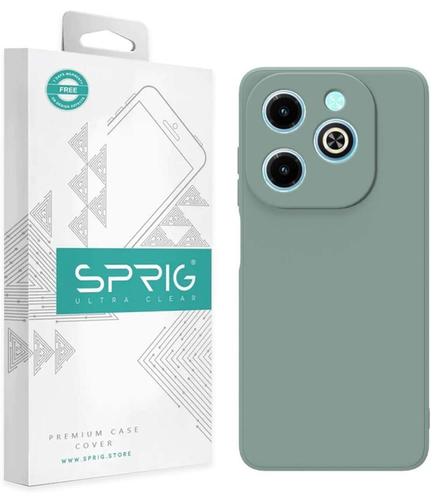     			Sprig Plain Cases Compatible For TPU Glossy Cases Infinix Hot 40I ( Pack of 1 )