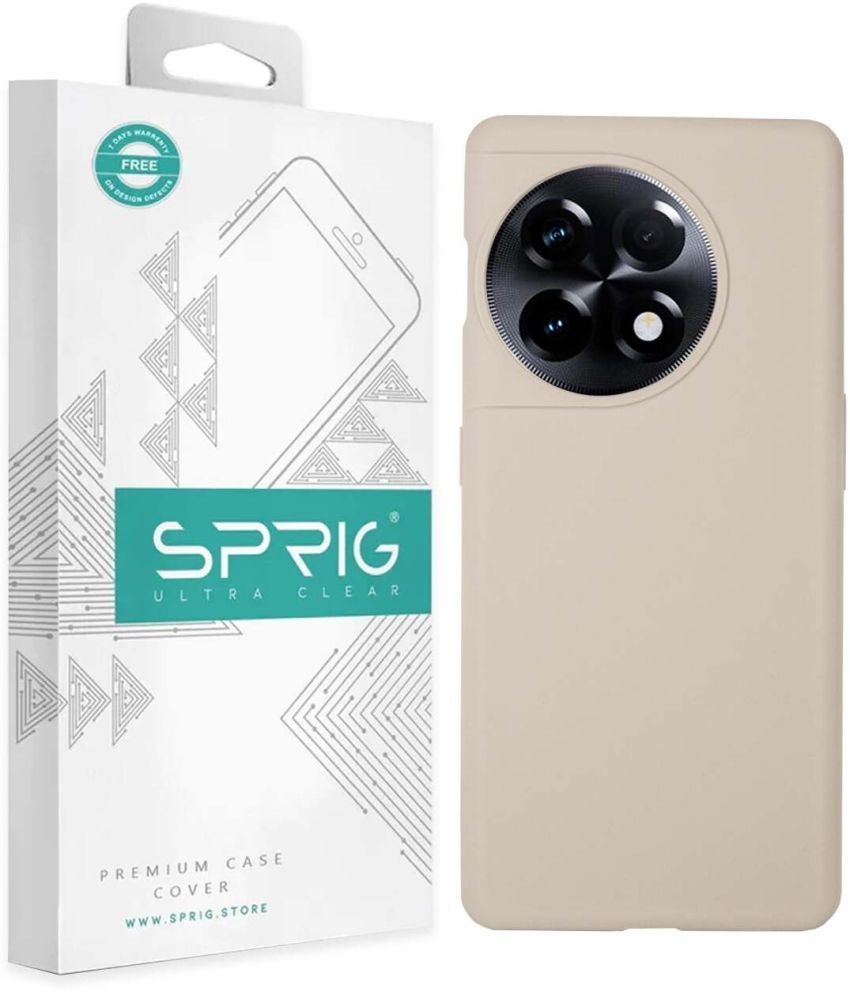     			Sprig Plain Cases Compatible For Silicon Oneplus 11R 5G ( Pack of 1 )