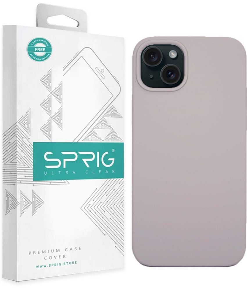     			Sprig Plain Cases Compatible For Silicon Apple Iphone 15 Plus ( Pack of 1 )