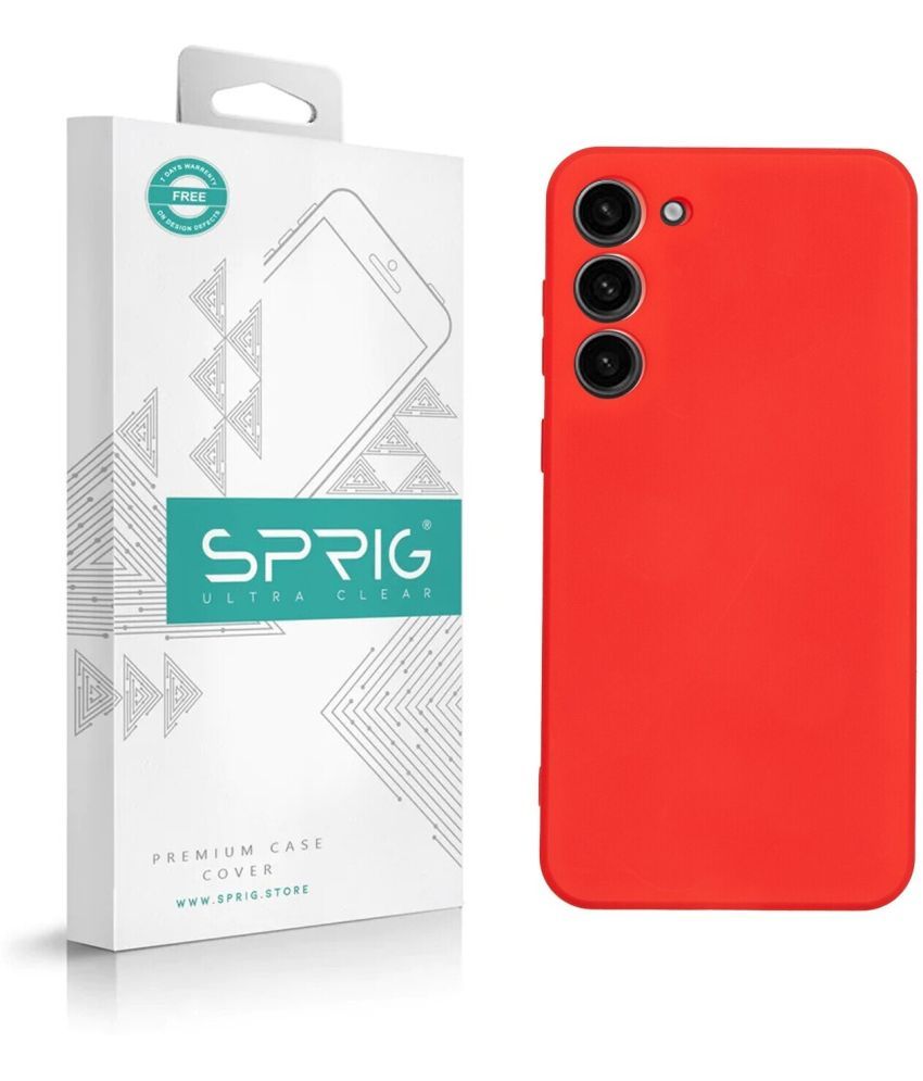     			Sprig Plain Cases Compatible For TPU Glossy Cases Samsung Galaxy S23 Plus 5G ( Pack of 1 )