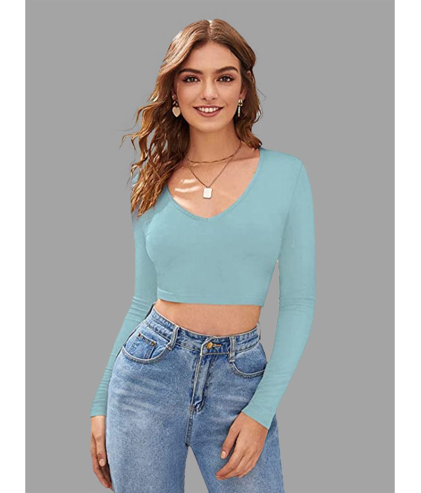     			Dream Beauty Fashion Teal Polyester Women's Regular Top ( Pack of 1 )