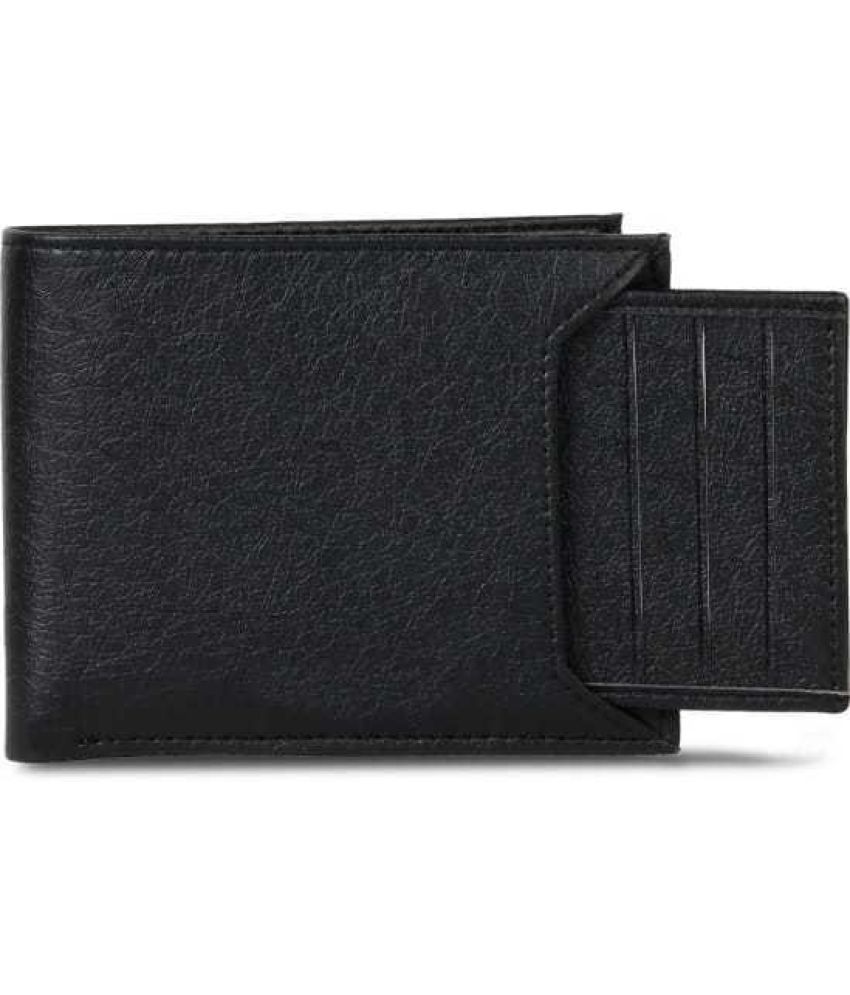     			Sonrisa 100% Leather Solid Men's Regular Wallet With 9 Slots For Card ( Black , Pack of 1 )