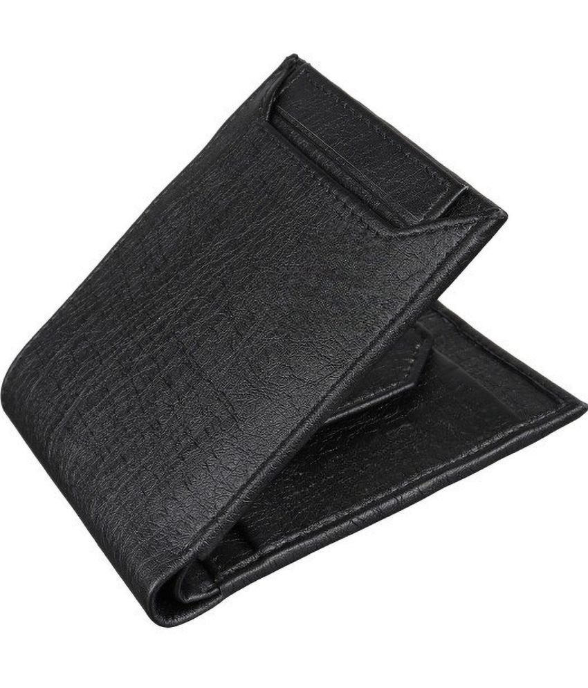     			Sonrisa PU Solid Men's Regular Wallet With 9 Slots For Card ( Black , Pack of 1 )