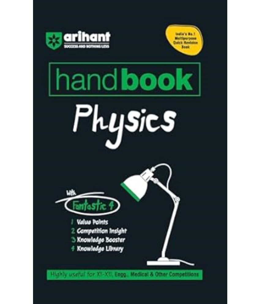     			Arihant Handbook Physics 2025 for class 11th - 12th| Engineering, Medical & Other Competition | With Fantastic 4- Value Points