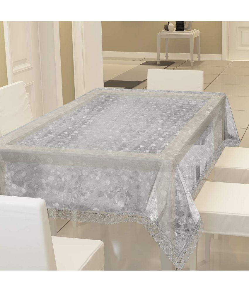     			CreadCraft Printed PVC 4 Seater Rectangle Table Cover ( 150 x 105 ) cm Pack of 1 Multi