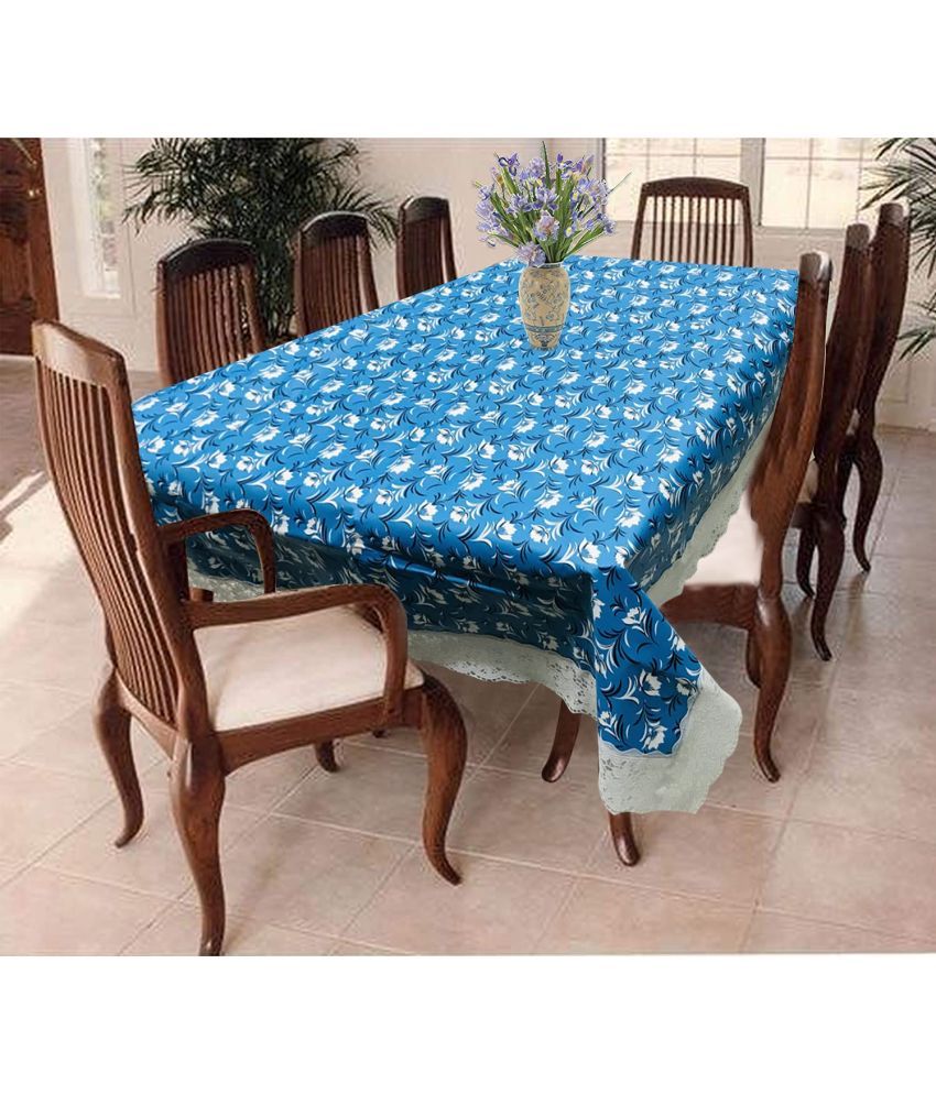     			CreadCraft Printed PVC 4 Seater Rectangle Table Cover ( 150 x 105 ) cm Pack of 1 Multi