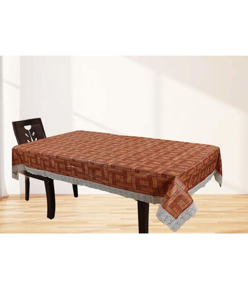     			CreadCraft Printed PVC 4 Seater Rectangle Table Cover ( 150 x 105 ) cm Pack of 1 Multi