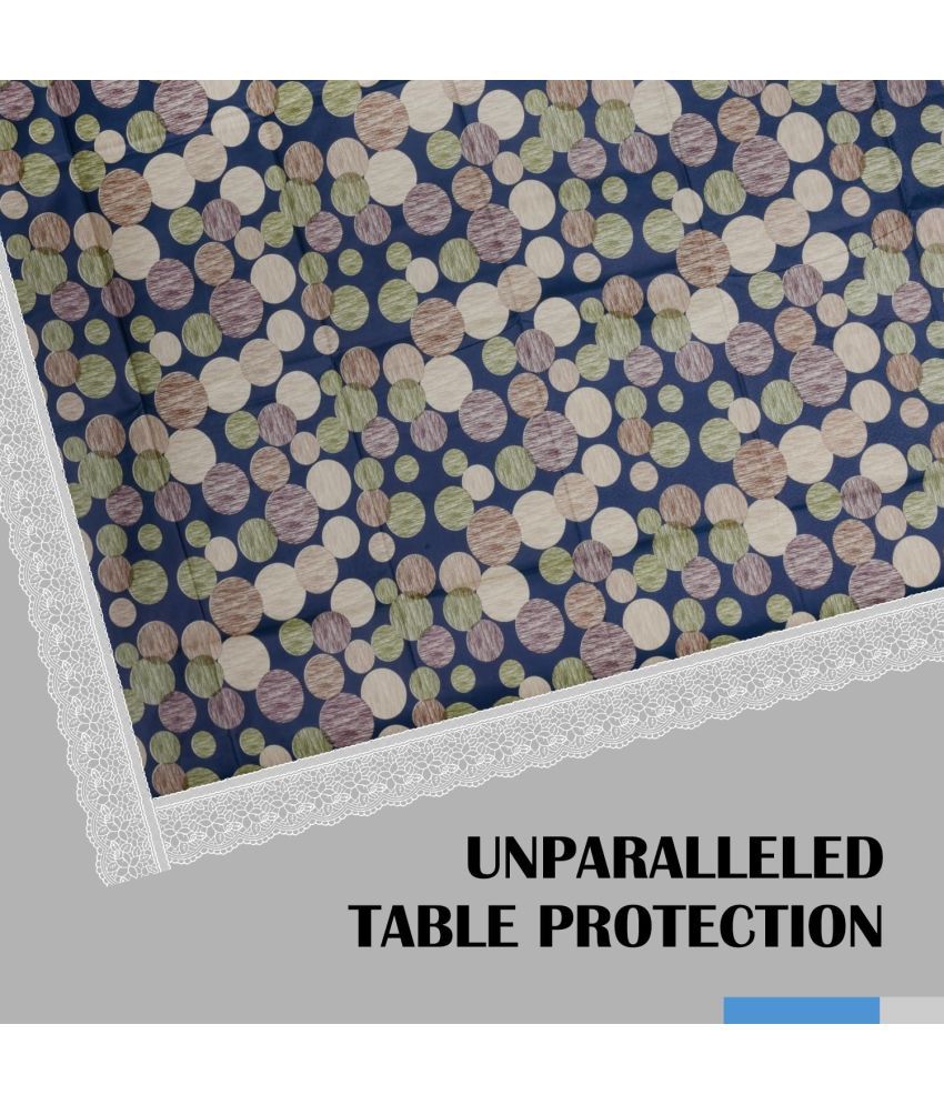     			CreadCraft Printed PVC 4 Seater Rectangle Table Cover ( 150 x 105 ) cm Pack of 1 Multi