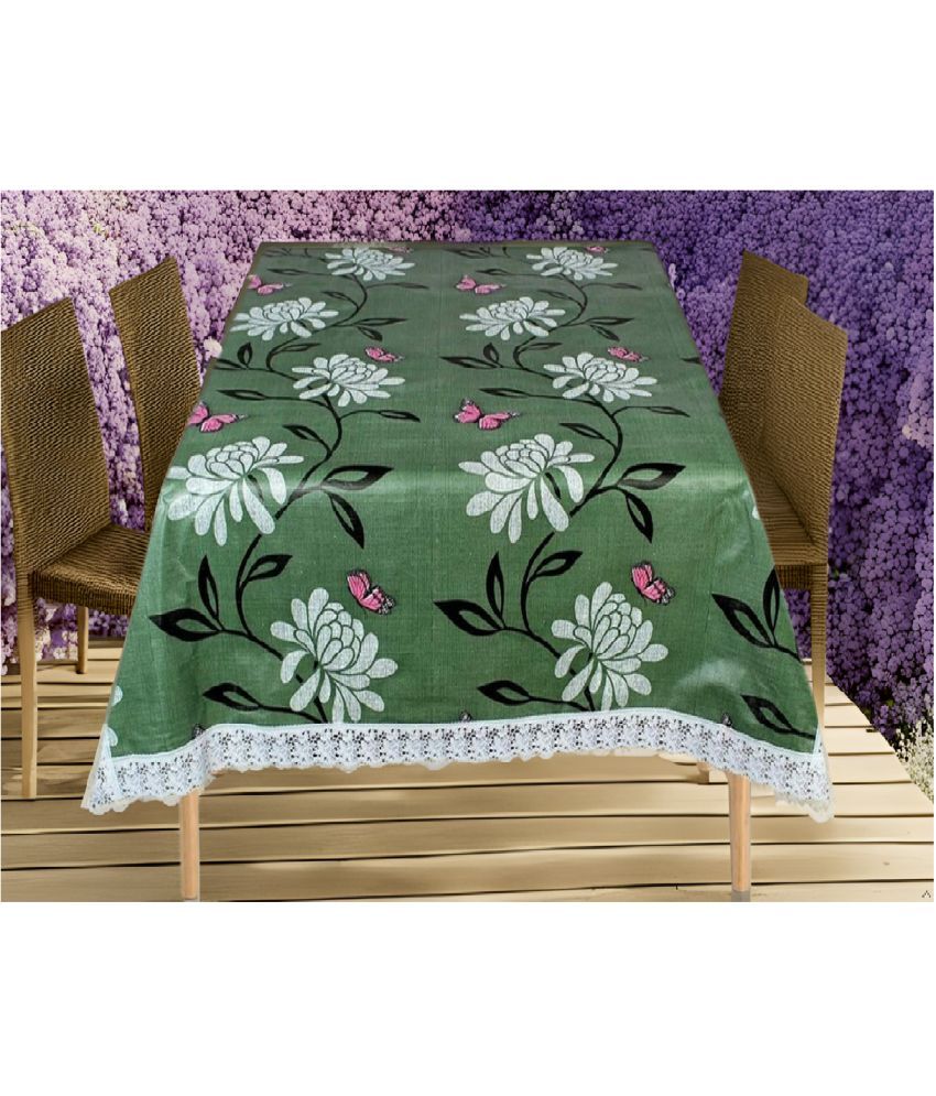     			CreadCraft Printed PVC 4 Seater Rectangle Table Cover ( 150 x 105 ) cm Pack of 1 Multi