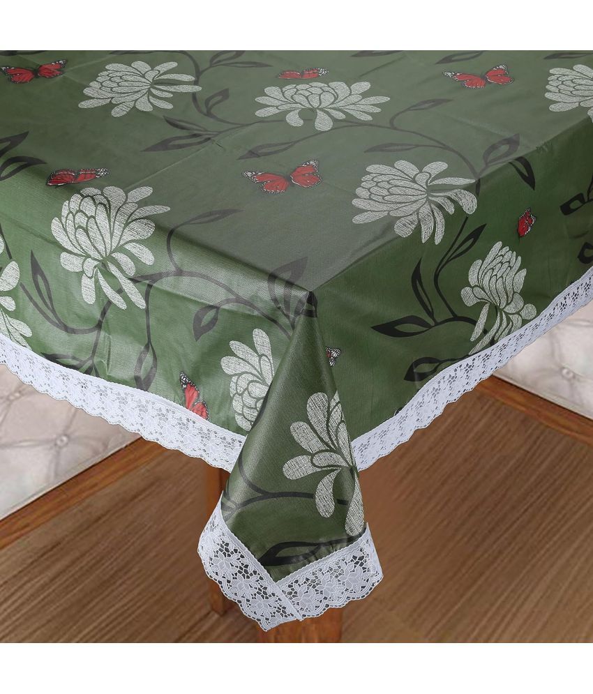     			CreadCraft Printed PVC 4 Seater Rectangle Table Cover ( 150 x 105 ) cm Pack of 1 Multi