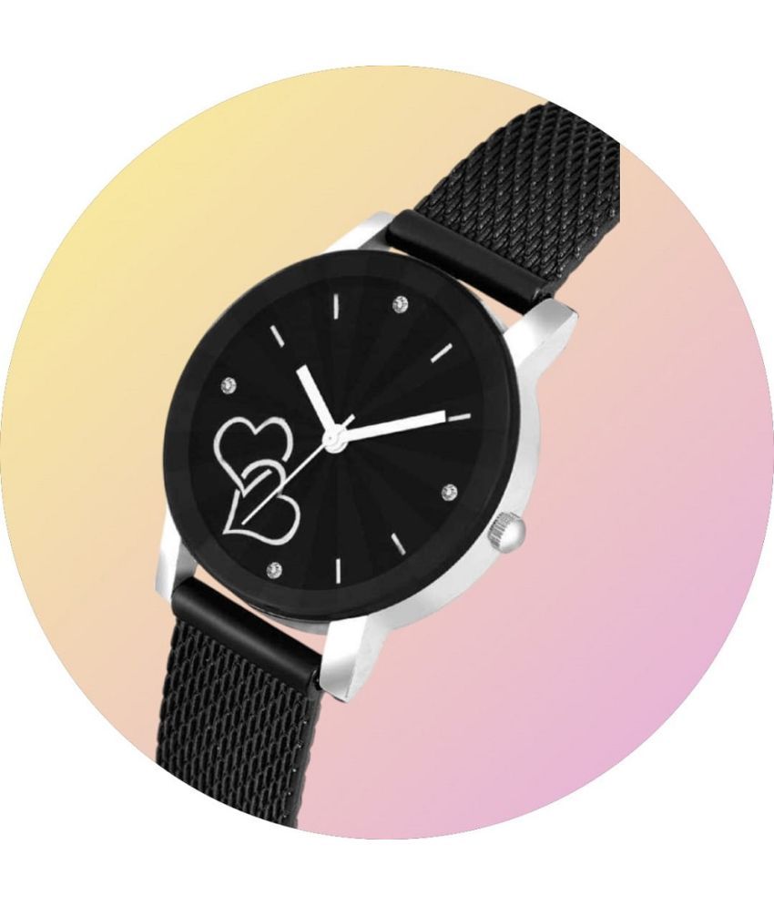     			DECLASSE Black Resin Analog Womens Watch